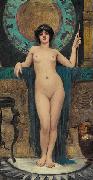 John William Godward Study of Campaspe oil painting reproduction